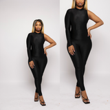 Brush Your Shoulders Off Jumpsuit