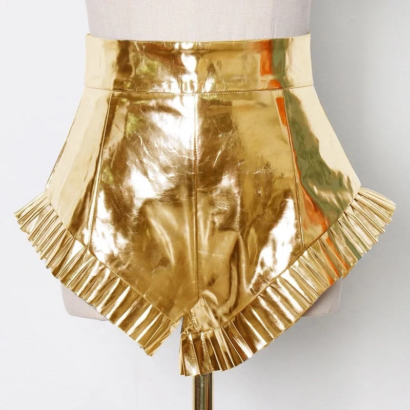Platinum Ruffles Shorts