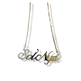 Icy Plain Jane Name Chain